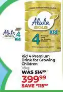 Dis-Chem Alula Gold Kid 4 Premium Drink For Growing Children-1.8Kg offer