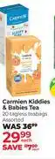 Dis-Chem Carmien Kiddies & Babies Tea 20 Tagless Teabags Assorted-Each offer