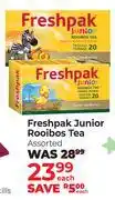 Dis-Chem Freshpak Junior Rooibos Tea Assorted-Each offer