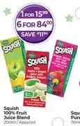 Dis-Chem Squish 100% Fruit Juice Blend Assorted-200ml offer