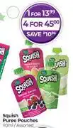 Dis-Chem Squish Puree Pouches Assorted-110ml offer
