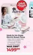 Dis-Chem Tommee Tippee Made For Me Single Electric Breast Pump offer