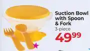 Dis-Chem Baby Things Suction Bowl With Spoon & Fork 3 Piece offer