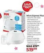 Dis-Chem Nuk Micro Express Plus offer