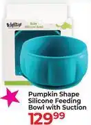 Dis-Chem Baby Things Pumpkin Shape Silicone Feeding Bowl With Suction offer