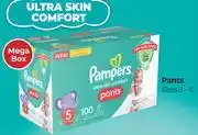 Dis-Chem Pampers Ultra Skin Comfort Pants Mega Box Sizes 3-6-Per Pack offer