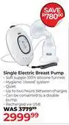 Dis-Chem Nuk Single Electric Breast Pump offer
