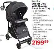 Dis-Chem Baby Things Starlite Stroller Only With Bumper Bar & Front Tray offer