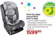 Dis-Chem Baby Things Paris Car Seat Group 0/1/2/3 Birth To 36Kg offer