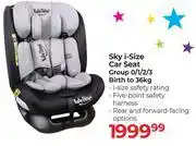 Dis-Chem Baby Things Sky I-Size Car Seat Group 0/1/2/3 Birth To 36Kg offer