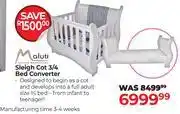 Dis-Chem Maluti Sleigh Cot 3/4 Bed Converter offer