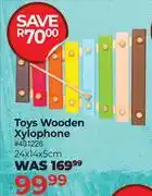 Dis-Chem Toys Wooden Xylophone 24x14x5cm 431226 offer