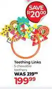 Dis-Chem Playgro Teething Links 5 Chewable Teethers offer