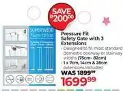 Dis-Chem Bambino Pressure Fit Safety Gate With 3 Extensions offer