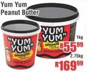 Devland Cash And Carry Yum Yum Peanut Butter 1kg offer