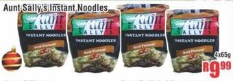 Devland Cash And Carry Aunt Sally's Instant Noodles 4x65g offer