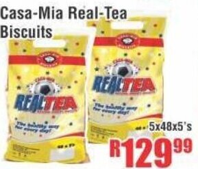 Devland Cash And Carry Casa-Mia Real-Tea Biscuits 5x48x5's offer