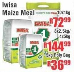 Iwisa Maize Meal 10x1kg