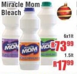 Devland Cash And Carry Miracle Mom Bleach 6x1lt offer