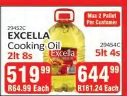 KitKat Cash and Carry Excella Cooking Oil 2lt 8s offer