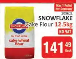KitKat Cash and Carry SNOWFLAKE Cake Flour 12.5kg offer