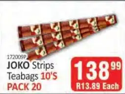 KitKat Cash and Carry JOKO Strips Teabags 10'S PACK 20 offer