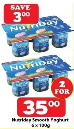 Check Save Nutriday Smooth Yoghurt offer