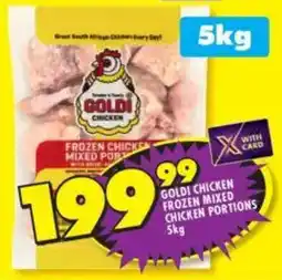 Shoprite Goldi chicken frozen mixed chicken portions offer