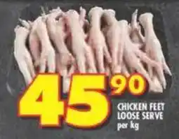 Shoprite Chicken feet loose serve offer