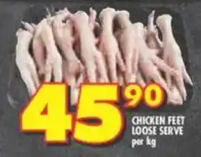 Shoprite Chicken feet loose serve offer