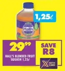 Shoprite Hall's blended fruit squash offer