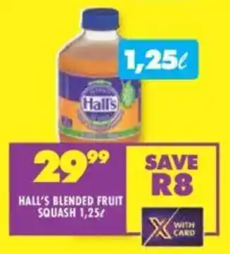 Shoprite Hall's blended fruit squash offer