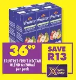 Shoprite Fruitree fruit nectar blend offer