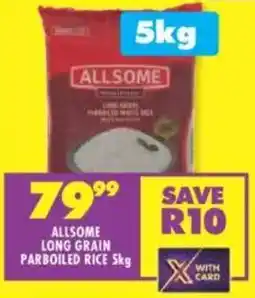 Shoprite Allsome long grain parboiled rice offer