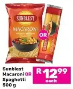 Game Sunblest Macaroni OR Spaghetti offer