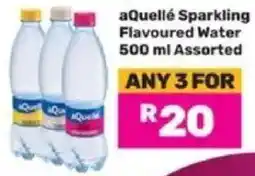 Game aQuellé Sparkling Flavoured Water Assorted offer