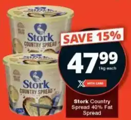 Checkers Stork Country Spread 40% Fat Spread offer