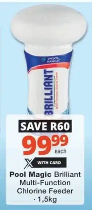 Checkers Hyper Pool Magic Brilliant Multi-Function Chlorine Feeder offer