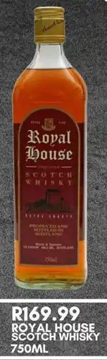 Prestons Royal house scotch whisky offer