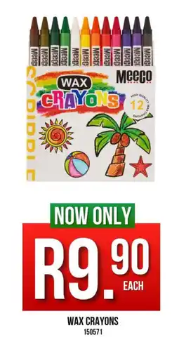 West Pack Lifestyle Wax crayons offer