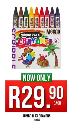 West Pack Lifestyle Jumbo wax crayons offer