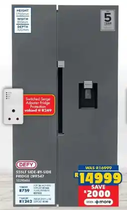 Russells Defy side-by-side fridge offer