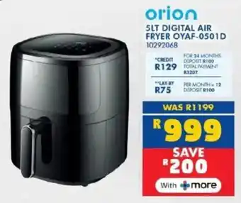 Russells Orion digital air fryer offer