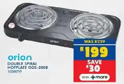 Russells Orion double spiral hotplate offer