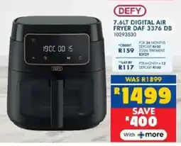 Russells Defy digital air fryer offer