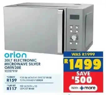 Russells Orion electronic microwave silver offer