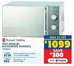 Russells Russell hobbs manual microwave offer