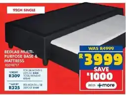 Russells Bedlab multi-purpose base & mattress offer