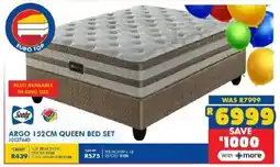 Russells Sealy argo queen bed set offer