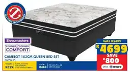 Russells Sleepmasters camelot queen bed set offer